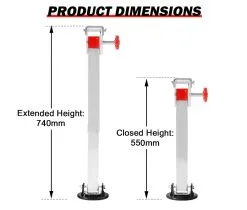 San Hima 2X 740MM Corner Legs Drop Down W/Handle Steel Base 1500LBS -Carbon Offroad Sales 0QJpAkbsNjLo zcvSnlMzygFw
