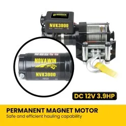 Novawinch 3000LBS 12V Electric Winch -Carbon Offroad Sales 1RCOOpuuX7SPHnni3vt0lbePo