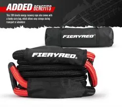 FIERYRED 22mm X 6m Kinetic Rope 18700LBS Recovery Dyneema Tow Bubba Winch 4WD Offroad -Carbon Offroad Sales 1a4IWIob9ncSBwRRMvhozh6BM