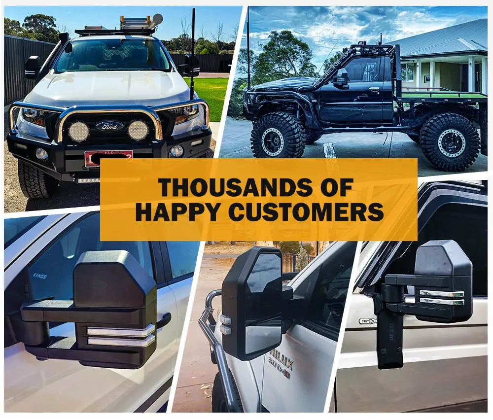 San Hima Pair Towing Mirrors For Ford Ranger Wildtrak MK PX XL XLT XLS 2012-MY2021 11 San Hima Pair Towing Mirrors For Ford Ranger Wildtrak MK PX XL XLT XLS 2012-MY2021 - Image 9