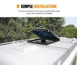 San Hima Caravan Roof Vent 12V Fan RV Shower Hatch 355x355mm Motorhome -Carbon Offroad Sales 2ERUHln2kxGcS SBFCx2Nu5QU