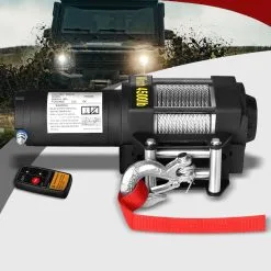 Manan Electric Winch 4500LBS 12V Car ATV 4WD Boat Recovery Remote Steel Cable 17 Manan Electric Winch 4500LBS 12V Car ATV 4WD Boat Recovery Remote Steel Cable -Carbon Offroad Sales 2Lg0wgMExHKBlKmVLysSJGTK4