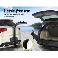 Bike Rack Rear Car Carrier Hitch Mount 2" Foldable W/ Lock 4 Bicycles Giantz -Carbon Offroad Sales 2aBtFwpG4aYuGZims6tpGXLzI