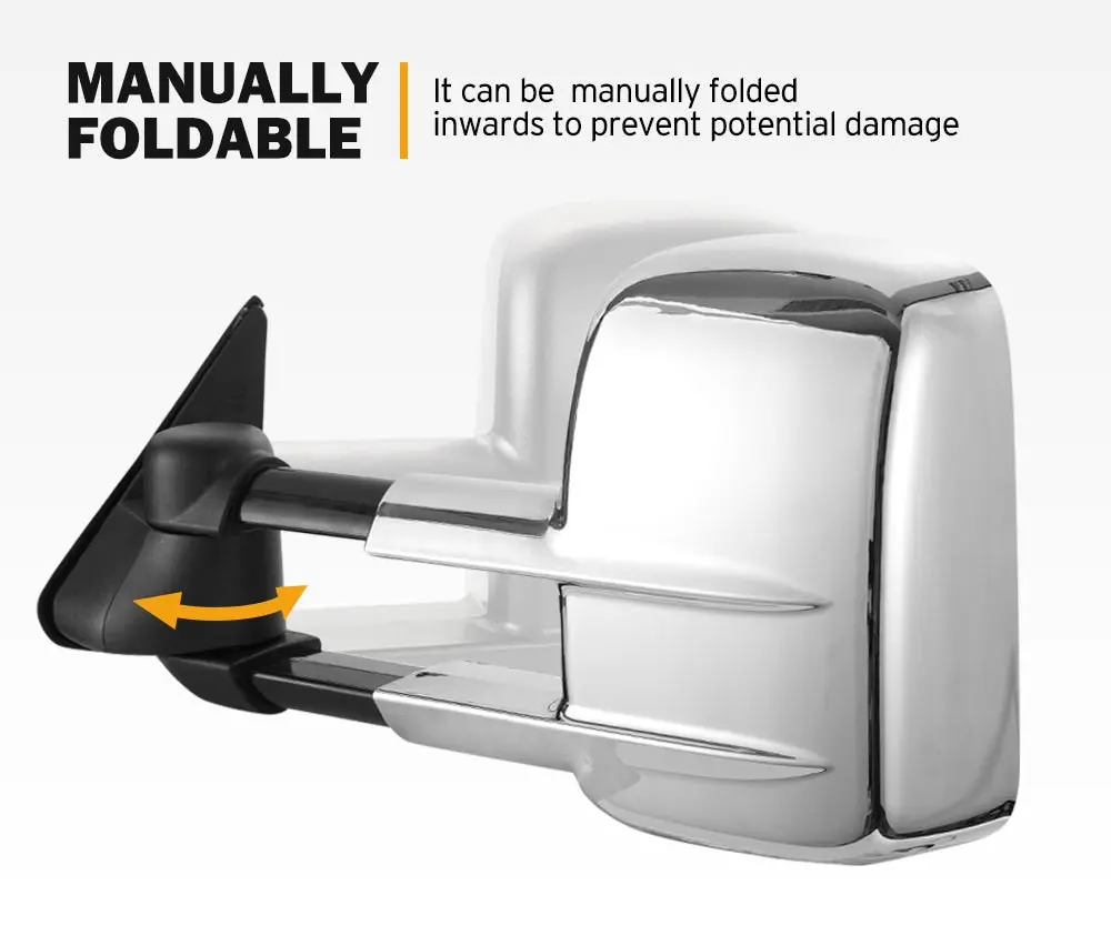 San Hima Pair Extendable Towing Mirrors For Nissan Patrol GU Y61 1997- 2016 9 San Hima Pair Extendable Towing Mirrors For Nissan Patrol GU Y61 1997- 2016 - Image 7