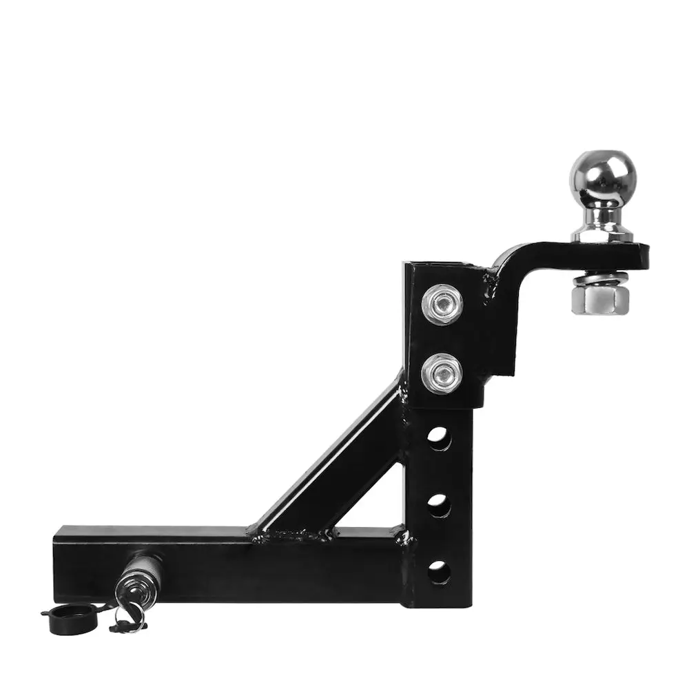 Manan Adjustable Tow Bar Tongue Hitch 50MM Ball Towbar Drop Trailer Caravan 4WD 4 Manan Adjustable Tow Bar Tongue Hitch 50MM Ball Towbar Drop Trailer Caravan 4WD - Image 2