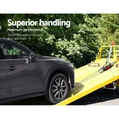 Giantz 4 Ton Hand Winch Puller Hooks 4x4 4WD Trailer Truck Come-along Hoist -Carbon Offroad Sales 45PZxMi9yyVv1kfqlyEEO2dl4