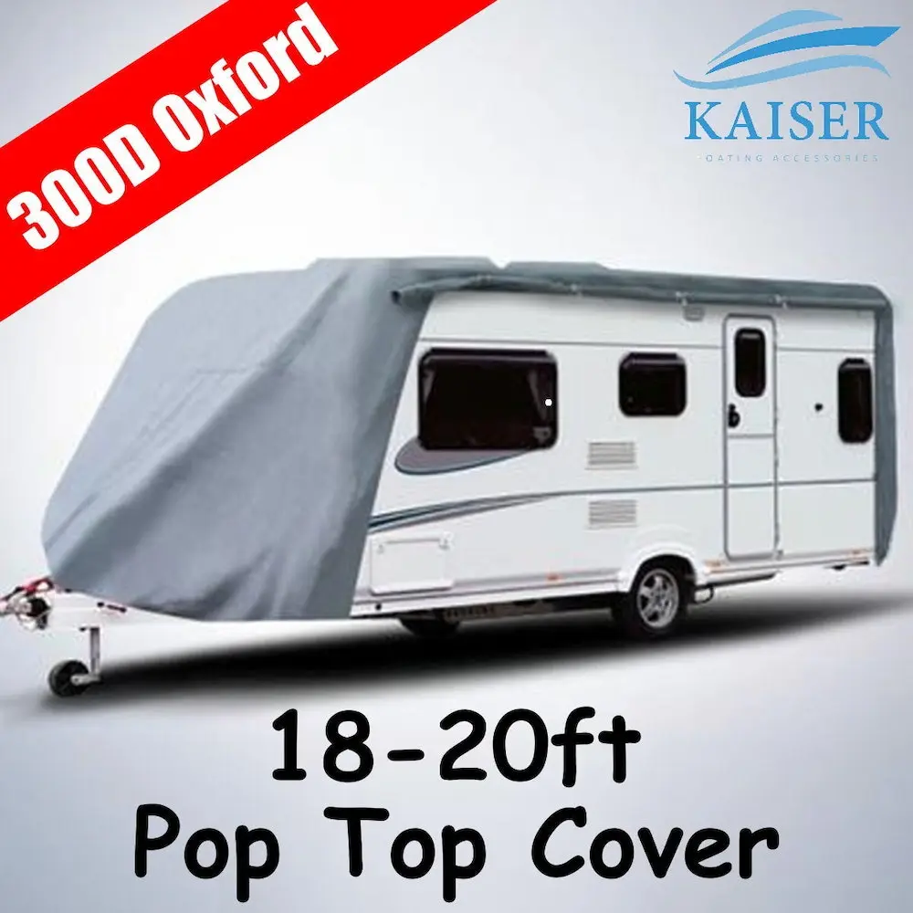 Kaiser Boating Kaiser Heavy Duty 300D Oxford 18-20ft Pop Top Caravan Cover Waterproof UV 4 Kaiser Boating Kaiser Heavy Duty 300D Oxford 18-20ft Pop Top Caravan Cover Waterproof UV - Image 2