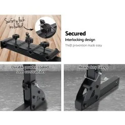 Bike Rack Rear Car Carrier Hitch Mount 2" Foldable W/ Lock 4 Bicycles Giantz -Carbon Offroad Sales 6XwuweF3kYR7Q7c lOLIdPxiw