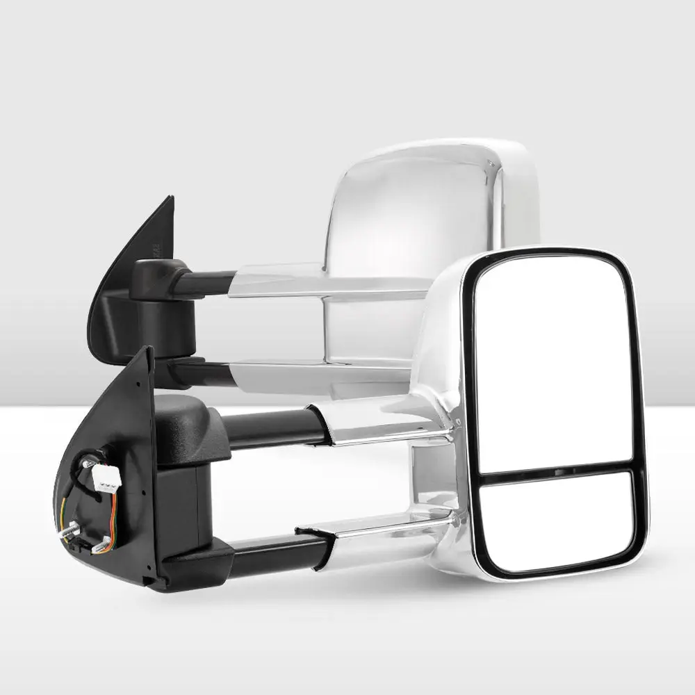 San Hima Extendable Towing Mirrors Fit Mitsubishi Triton MQ/MR 2015 - ON Chrome 3 San Hima Extendable Towing Mirrors Fit Mitsubishi Triton MQ/MR 2015 - ON Chrome