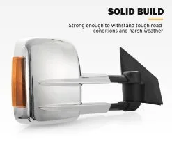 San Hima Pair Extendable Towing Mirror For Mazda BT-50 2012 To Mid-Year 2020 W/ Indicators -Carbon Offroad Sales 7615yHEgwyc3pepR4LsZXDdVc