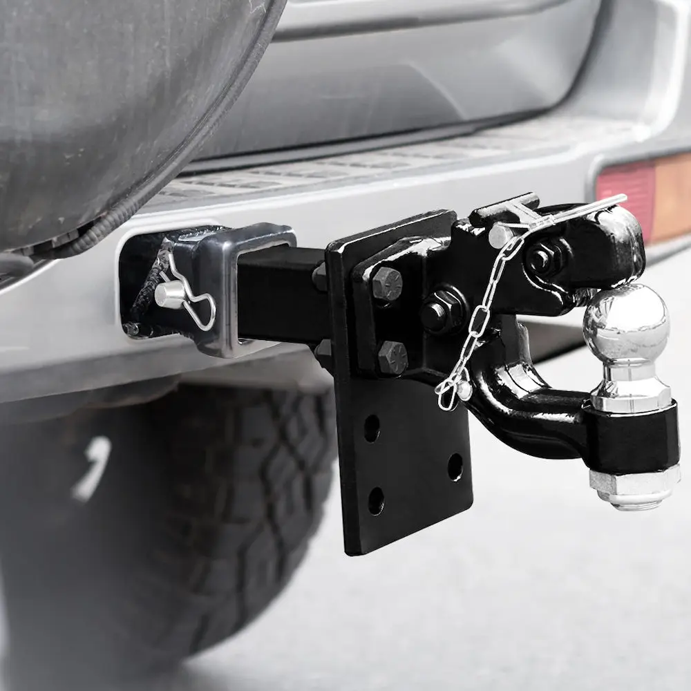 Manan Pintle Hitch Hook Tow Ball Mount Adjustable Trailer Towing Receiver 8 Tons 9 Manan Pintle Hitch Hook Tow Ball Mount Adjustable Trailer Towing Receiver 8 Tons - Image 7
