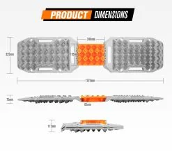Bunker Indust Recovery Tracks Sand Track 15T Grey + 10PCS Recovery Kit -Carbon Offroad Sales 7f0OR2ISIoxp0EO8HH5mCifoc