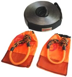 Carbon Offroad Carbon 20m 8T Winch Extension Strap And 2 X Soft Shackle Combo Deal -Carbon Offroad Sales 90J1GFx2i2wxXMhztRrzzx7Ro