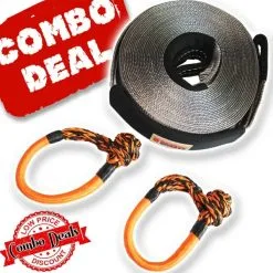 Carbon Offroad Carbon 20m 8T Winch Extension Strap And 2 X Soft Shackle Combo Deal -Carbon Offroad Sales 9Cv5wxfXxe7EG17ehmn12qw3E