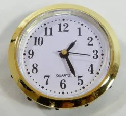 AUSTRALIAN RV Wall Clock Gold 6cm