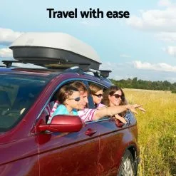 Giantz Universal Adjustable Black Car Roof Rack Aluminium Cross Bars 135cm Upgraded Holder 90kgs Load Carrier -Carbon Offroad Sales Aq8LTnbj3RnxJ09fcWtdIyyuA