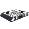 Giantz Universal Roof Rack Basket Car Luggage Carrier Steel Vehicle Cargo 112cm -Carbon Offroad Sales BTXFBLsYf0kHBu9nYLY166O4g