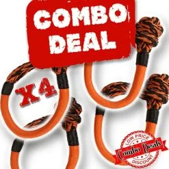 Carbon Offroad 4 X Carbon Monkey Fist 13T Soft Shackle Combo Deal