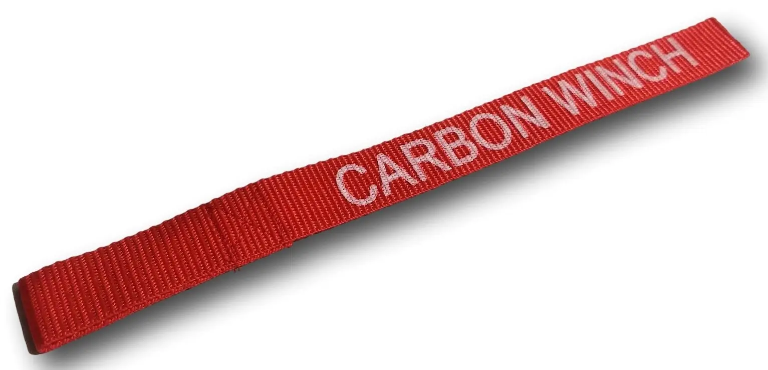 Carbon Offroad Carbon Winch Nylon Hook Strap With Logo 4 Carbon Offroad Carbon Winch Nylon Hook Strap With Logo - Image 2