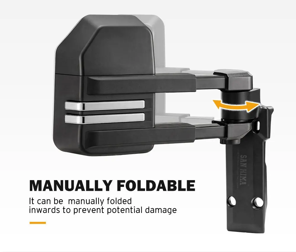 San Hima Extendable Towing Mirrors For Toyota LandCruiser 70 75 76 78 79 Series Black 9 San Hima Extendable Towing Mirrors For Toyota LandCruiser 70 75 76 78 79 Series Black - Image 7