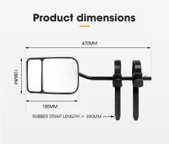 San Hima 2x HMulti Fit Clamp On Towing Mirrors -Carbon Offroad Sales GIIkhVyReY3rjD35dNaAKyK4c