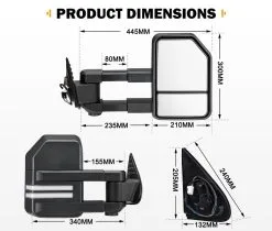 San Hima Extendable Towing Mirrors For Toyota Hilux 2015-Current -Carbon Offroad Sales GiiCkFSpKjjYIG8V5L1tYMC7Q