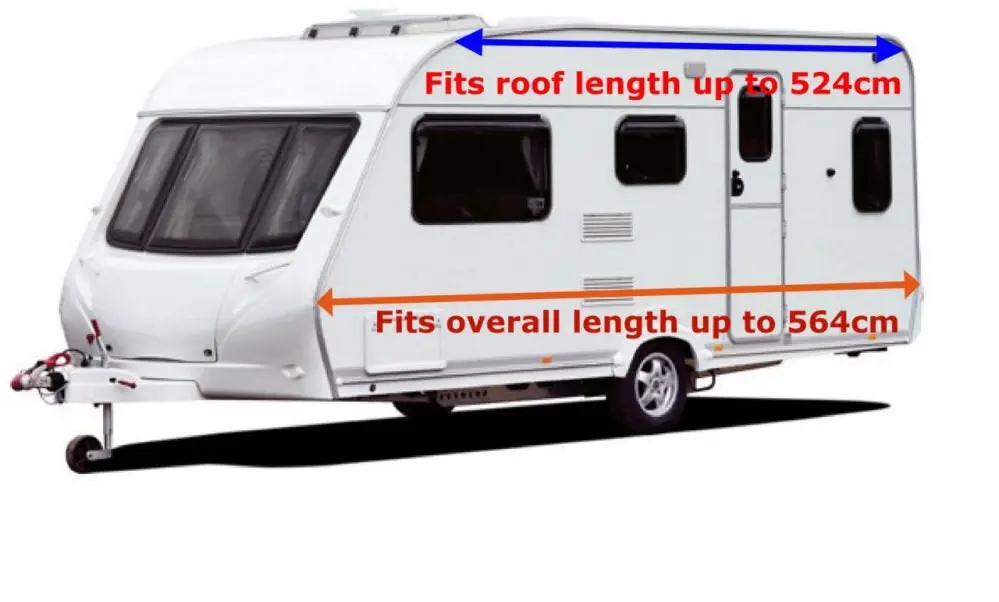 Kaiser Boating Kaiser Heavy Duty 300D Oxford 16-18ft Caravan Cover Waterproof UV 5 Kaiser Boating Kaiser Heavy Duty 300D Oxford 16-18ft Caravan Cover Waterproof UV - Image 3