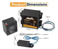 San Hima Break Away System With Battery & Switch Trailer Float Boat Electric Brakeaway -Carbon Offroad Sales I5kWuD8HQHYmP1CsfkxTn2tYA