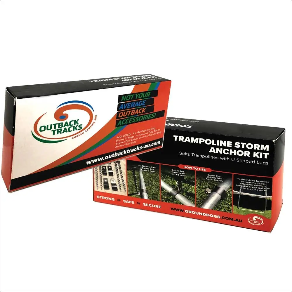 Outback Tracks Trampoline Storm Anchor Kit 16 Outback Tracks Trampoline Storm Anchor Kit - Image 14