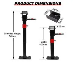 San Hima 4x 400mm Corner Legs Drop Down W/Handle Steel Base 1200LBS 21 San Hima 4x 400mm Corner Legs Drop Down W/Handle Steel Base 1200LBS -Carbon Offroad Sales IZKwfAtUBh8NLp9IHubga3PfA