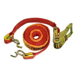 CAOS Recovery Gear CAOS Ratchet Tie Down 5m X 25mm X .75T (Red) -Carbon Offroad Sales Ibherg2T2uZyzcmclFSZYKRe8