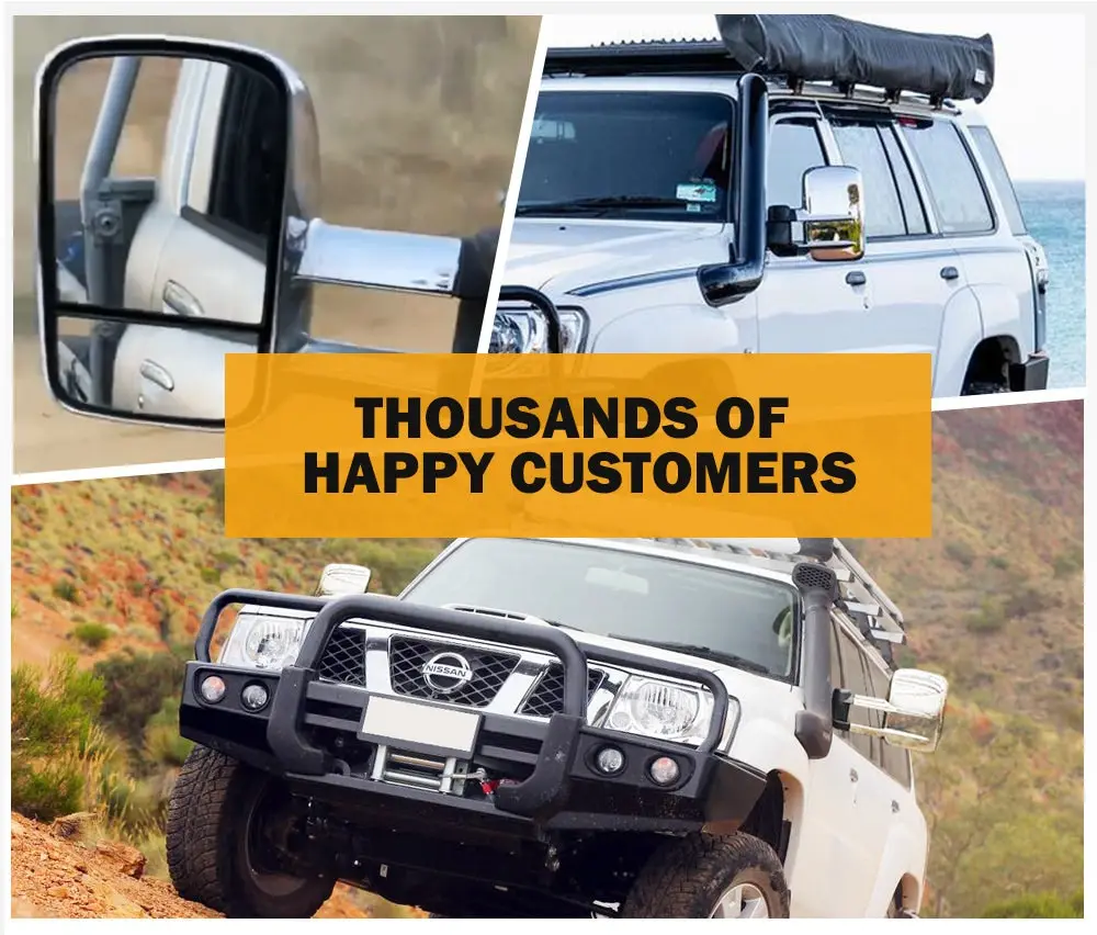 San Hima Pair Extendable Towing Mirrors For Nissan Patrol GU Y61 1997- 2016 11 San Hima Pair Extendable Towing Mirrors For Nissan Patrol GU Y61 1997- 2016 - Image 9