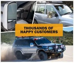 San Hima Pair Extendable Towing Mirrors Fit Toyota Landcruiser 100 Series 1998-2007 -Carbon Offroad Sales Iuw8dk9J 3x973cj311ROfigA