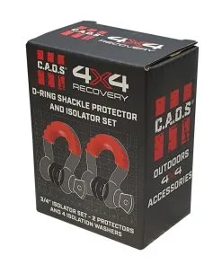 CAOS Recovery Gear CAOS 2pcs Shackle Protector And 4 Isolators -Carbon Offroad Sales J T1Gu43KDM5s jfwqNiPPU94