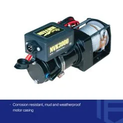 Novawinch K Series Nvk3000 3000lb Electric Winch 12v With Steel Cable For Recovery Utility Atv 4wd -Carbon Offroad Sales JlS LooM0NtzMxtXVSqslsVrI