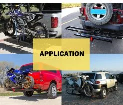 San Hima Steel Motorcycle Carrier Motorbike Rack Dirt Bike Ramp 2″ Towbar Steel -Carbon Offroad Sales KJ6XuowCqKCfZ1fZzriNKiWwM