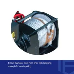 Novawinch K Series Nvk2000 2000lb Electric Winch 12v With Steel Cable For Recovery Utility Atv 4wd -Carbon Offroad Sales LED7FECmGA8SuBeJkG3fO06CQ