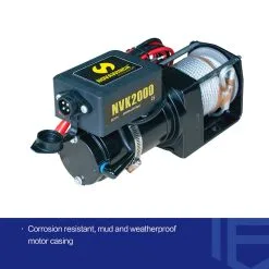 Novawinch K Series Nvk2000 2000lb Electric Winch 12v With Steel Cable For Recovery Utility Atv 4wd -Carbon Offroad Sales Lrmhb0AUstMoMwZ9DUSL6JV6Q