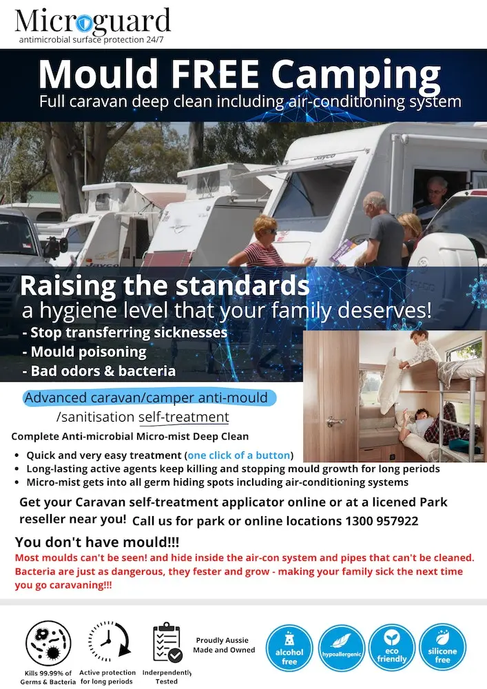 Microguard 6month Pack Caravan & Rv Antimicrobial Disinfectant Mist Applicator, PLUS FREE 60ml Non-alcoholic Hand Sanitiser And FREE Shipping. 4 Microguard 6month Pack Caravan & Rv Antimicrobial Disinfectant Mist Applicator, PLUS FREE 60ml Non-alcoholic Hand Sanitiser And FREE Shipping. - Image 2