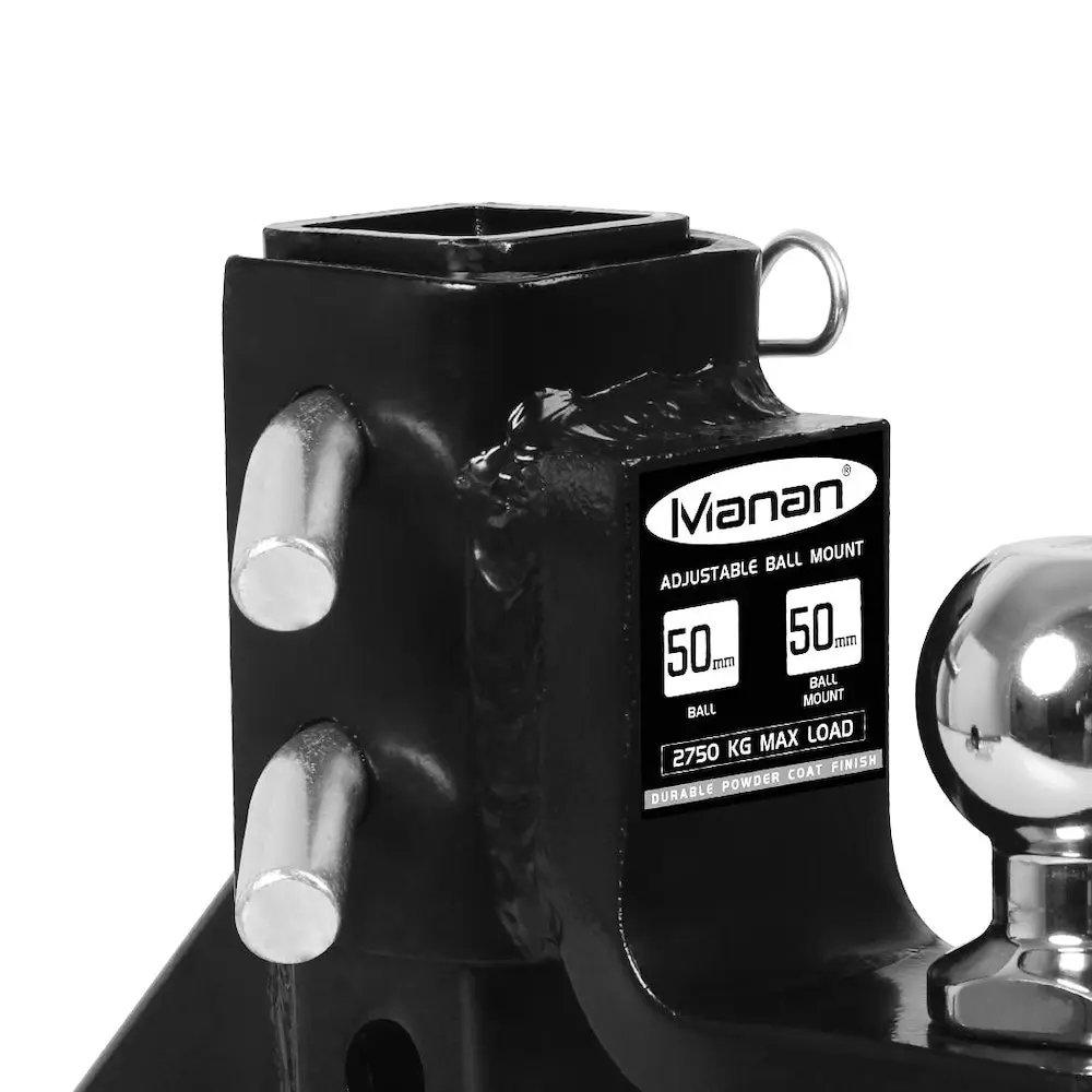 Manan Adjustable Tow Bar Tongue Hitch 50MM Ball Towbar Drop Trailer Caravan 4WD 6 Manan Adjustable Tow Bar Tongue Hitch 50MM Ball Towbar Drop Trailer Caravan 4WD - Image 4