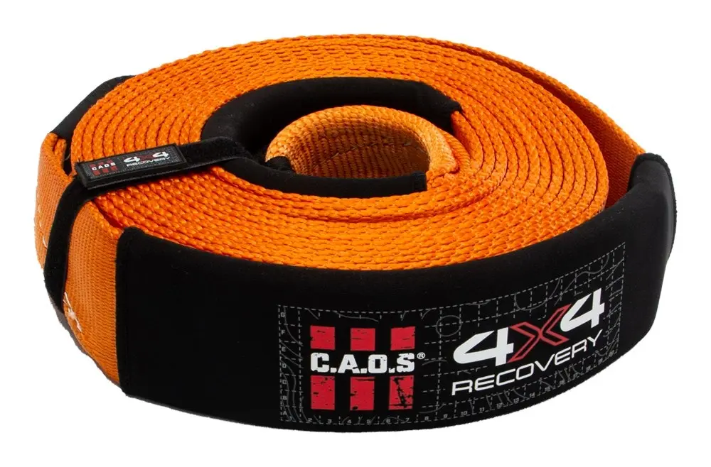 CAOS Recovery Gear CAOS 8T Snatch Strap 75mm X 9m (Orange) 3 CAOS Recovery Gear CAOS 8T Snatch Strap 75mm X 9m (Orange)