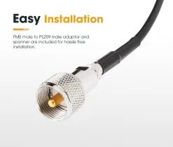 San Hima UHF Antenna 1030mm 6.6DBI -Carbon Offroad Sales OAsf6wTJ sKztY 4NATfmzFKw 1