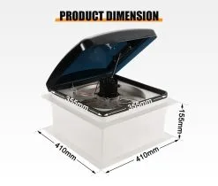 San Hima Caravan Roof Vent 12V Fan RV Shower Hatch 355x355mm Motorhome -Carbon Offroad Sales ORzAdDN4J9F6ik16eon0MoZdU