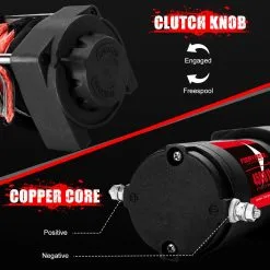 Fieryred 4500LBS/2041KG Wireless 12V Electric Winch Synthetic Rope Boat Atv 4WD -Carbon Offroad Sales OrpUFzAvpGqYjAAsqAjEthTb4