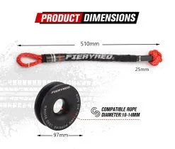 Fieryred 15T Soft Shackle + 8T Recovery Snatch Ring Recovery Kit -Carbon Offroad Sales OyH3IA2FSsMVYI7K8XeXVKVL0