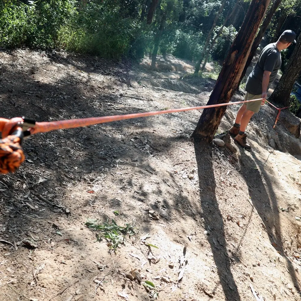 Carbon Offroad Monkey Fist Premium 7T X 10M Braided Winch Extension Rope 8 Carbon Offroad Monkey Fist Premium 7T X 10M Braided Winch Extension Rope - Image 6