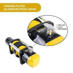 Novawinch Heavy Duty 12500LBS 12V Electric Winch Synthetic Rope -Carbon Offroad Sales QGHunw15xPiueA6a1xixHhtF4