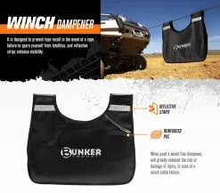 Bunker Indust 4WD Complete Recovery Kit Off Road Snatch Strap Dampener 9PCS 4x4 -Carbon Offroad Sales QcsPpm16WPNHLdkjH14ETrZSc 2