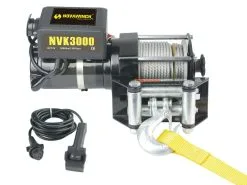 Novawinch K Series Nvk3000 3000lb Electric Winch 12v With Steel Cable For Recovery Utility Atv 4wd