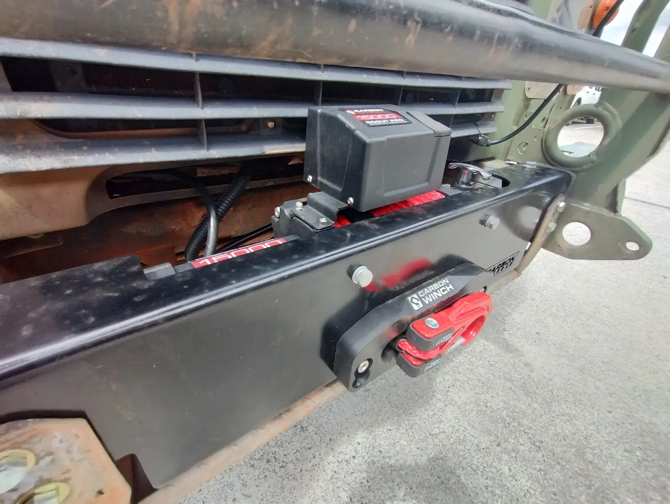 Carbon Offroad Hidden Winch Cradle For Ex-Army Landrover Perentie 4x4 And 6x6 9 Carbon Offroad Hidden Winch Cradle For Ex-Army Landrover Perentie 4x4 And 6x6 - Image 7